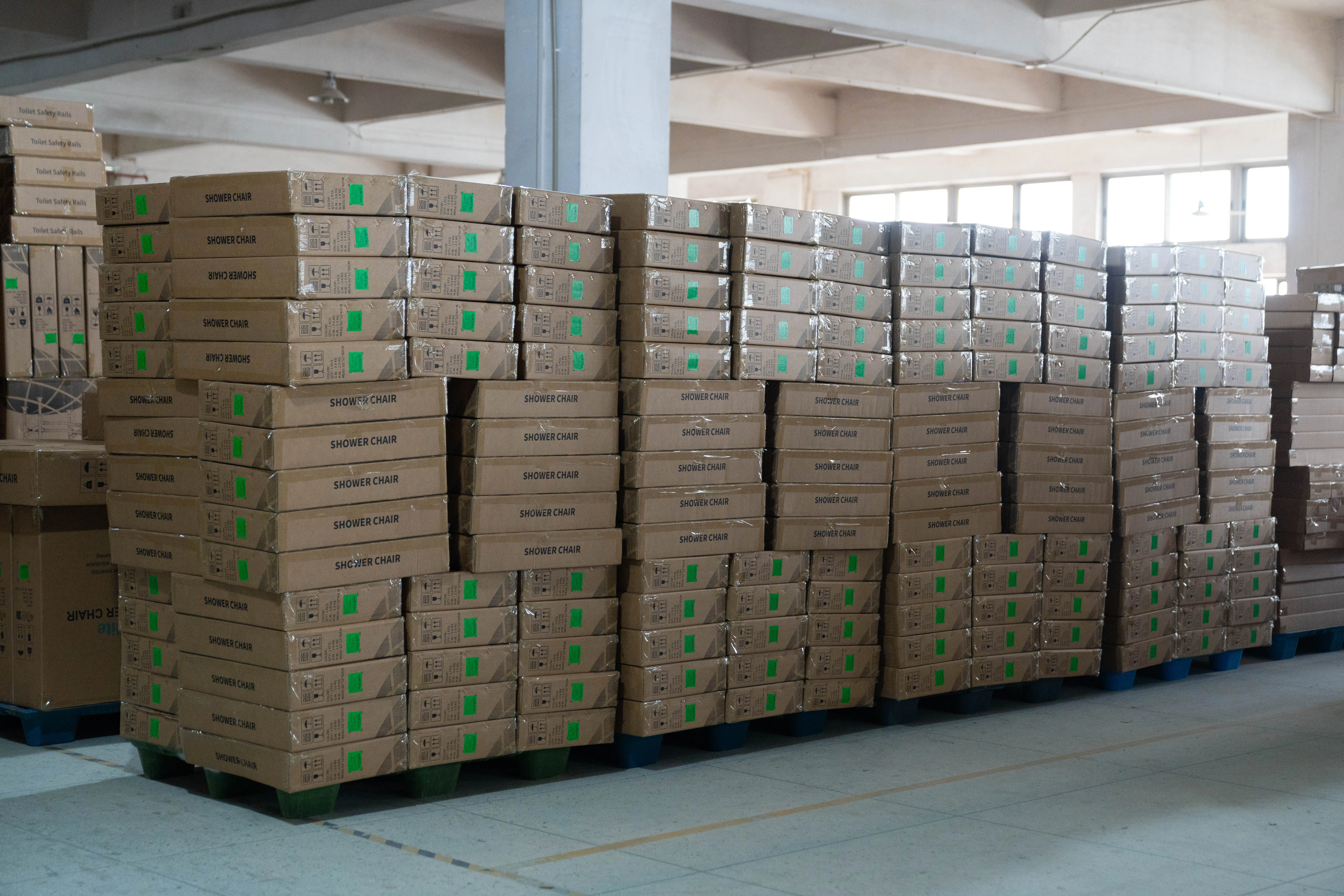 Finished-goods warehouse